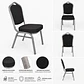 Pack 4 Silla Tapizada Eventos Fiestas Conferencias Comedor - Miniatura 4