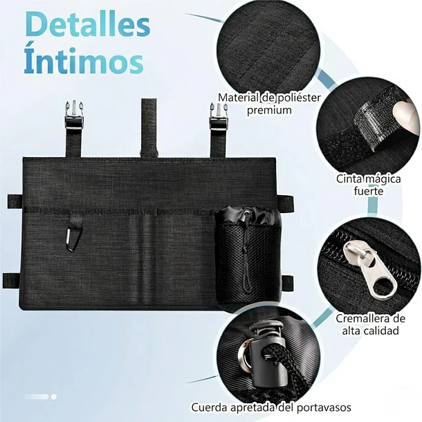 Organizador Para Andador Universal Con Portavasos 3