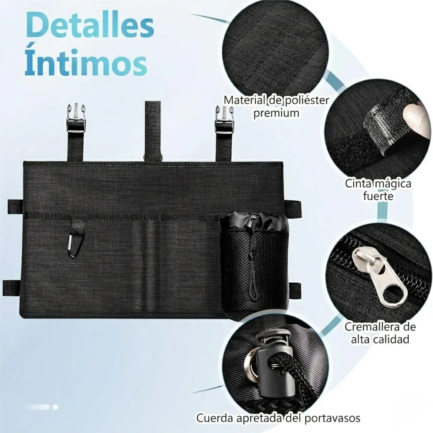 Organizador Para Andador Universal Con Portavasos 3