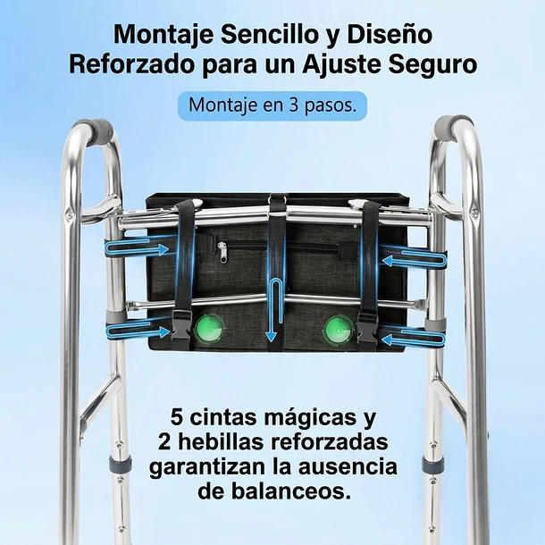 Organizador Para Andador Universal Con Portavasos 4