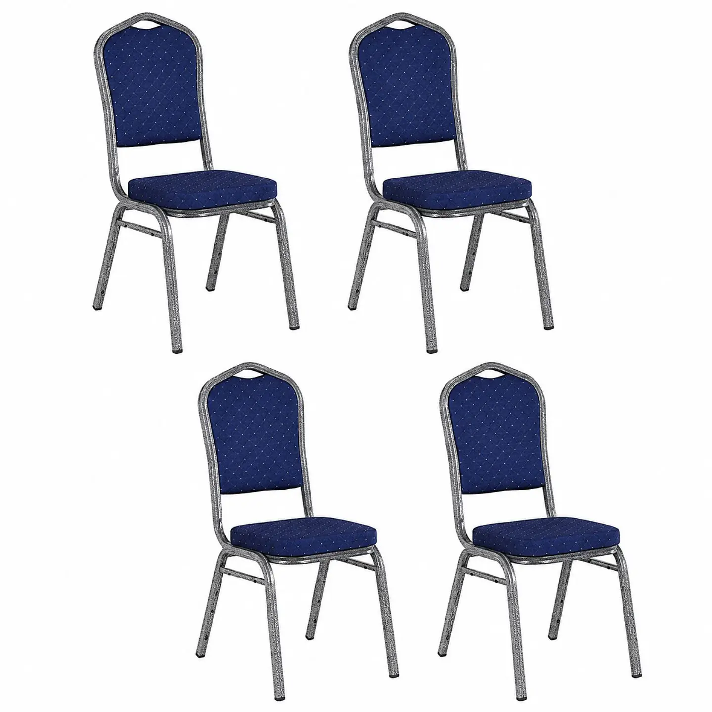 Pack 4 Silla Tapizada Eventos Fiestas Conferencias Comedor 5