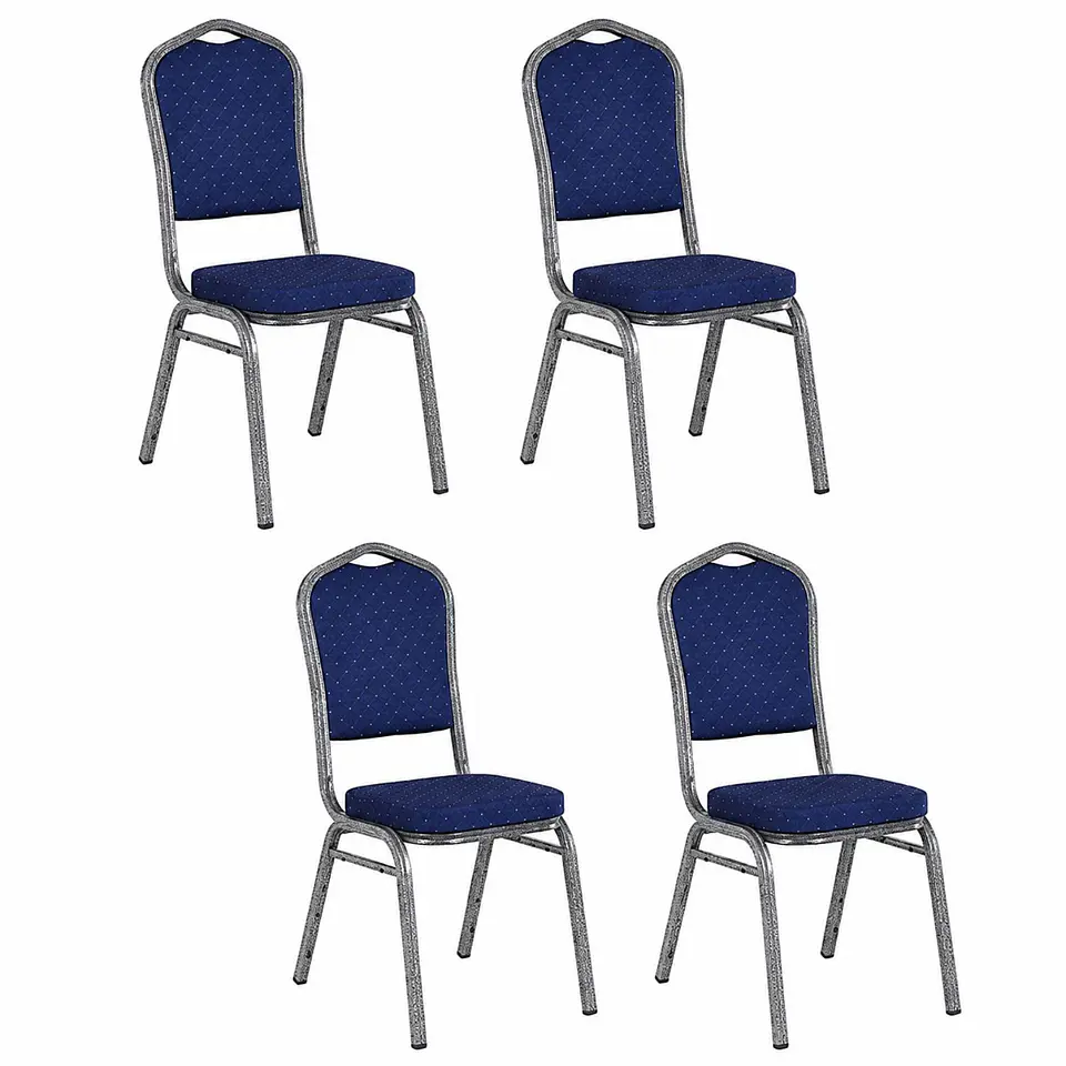 Pack 4 Silla Tapizada Eventos Fiestas Conferencias Comedor 5
