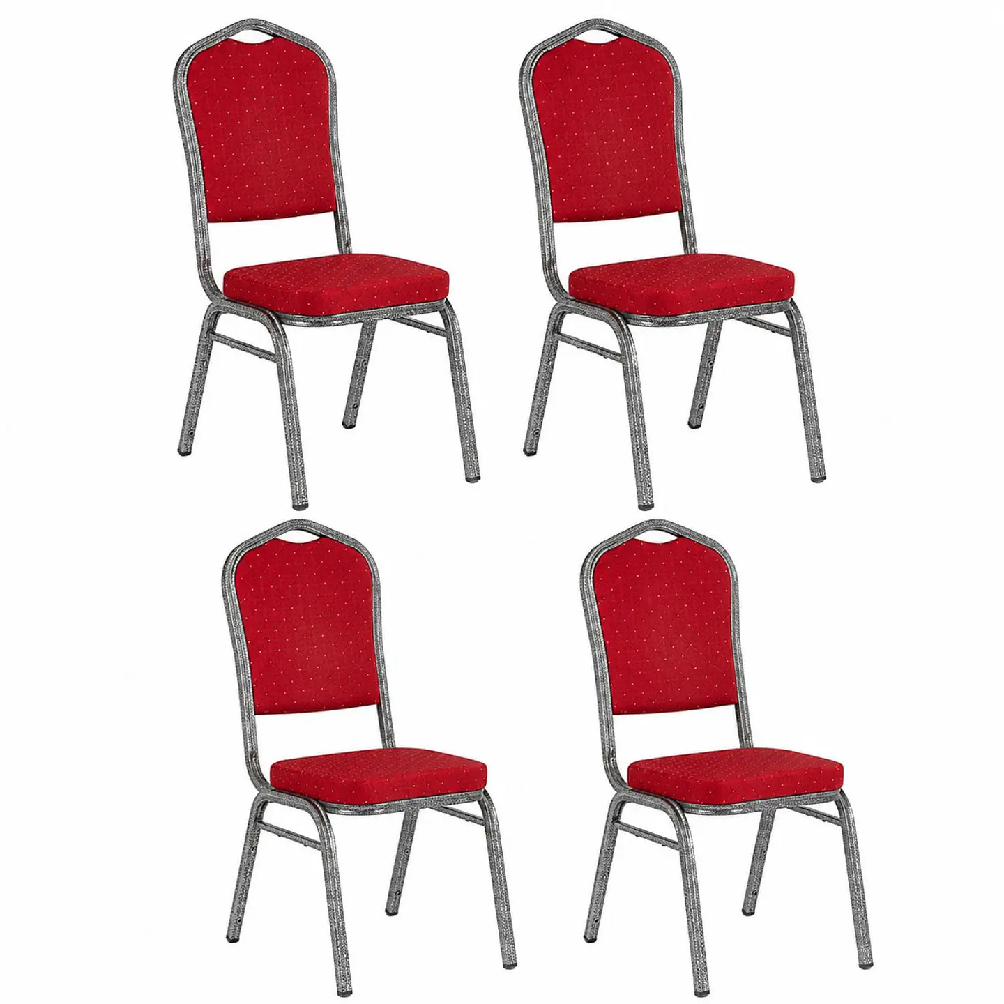 Pack 4 Silla Tapizada Eventos Fiestas Conferencias Comedor 9