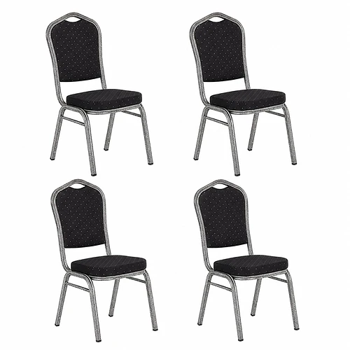 Pack 4 Silla Tapizada Eventos Fiestas Conferencias Comedor