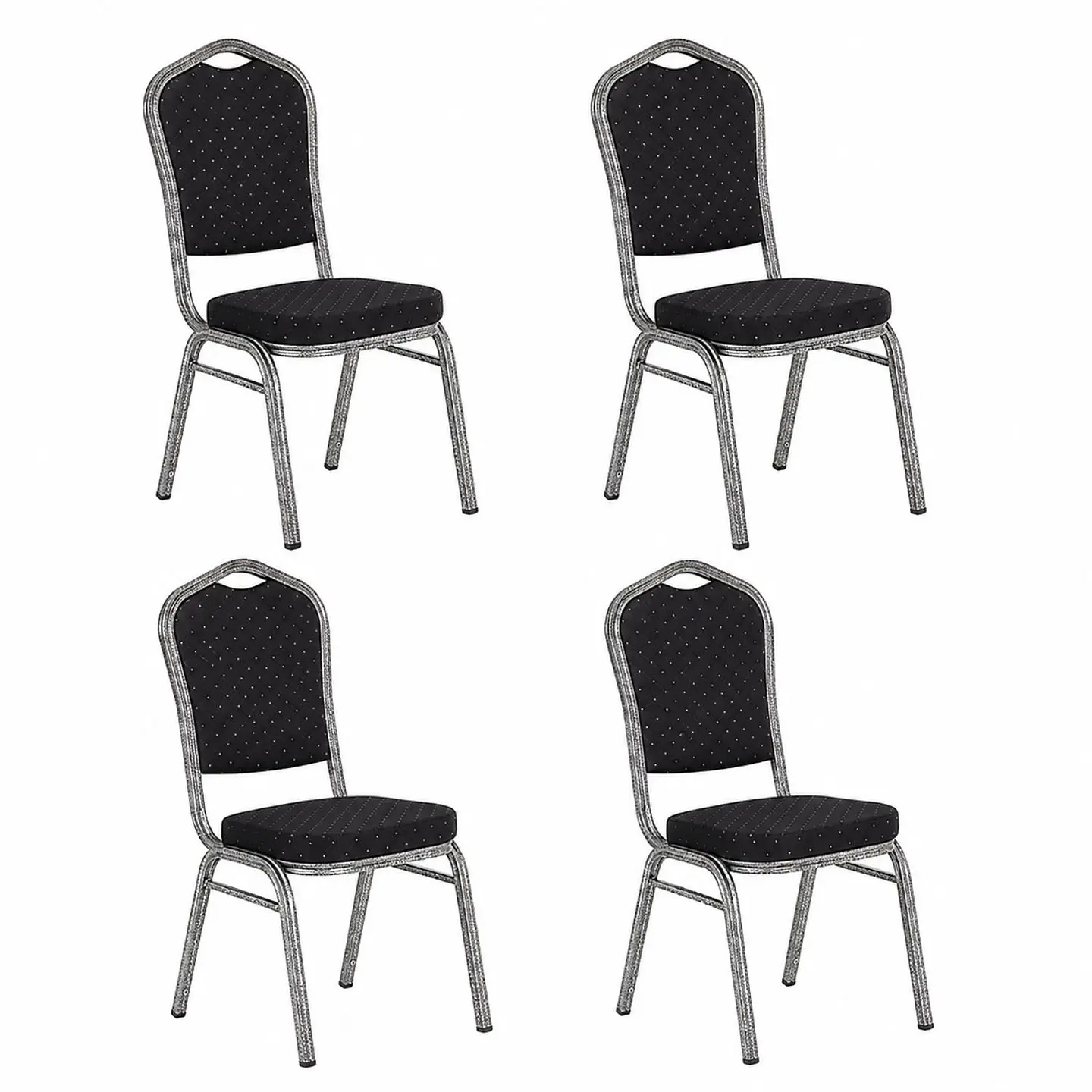 Pack 4 Silla Tapizada Eventos Fiestas Conferencias Comedor 1
