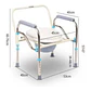 Asiento Silla Portatil Inodoro Ducha Baño Para Adulto Mayor (Recondicionado) - Miniatura 3