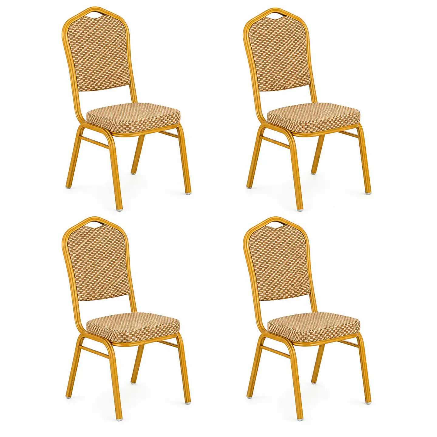 Pack 4 Silla Tapizada Eventos Fiestas Conferencias Comedor 14