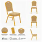 Pack 4 Silla Tapizada Eventos Fiestas Conferencias Comedor - Miniatura 17