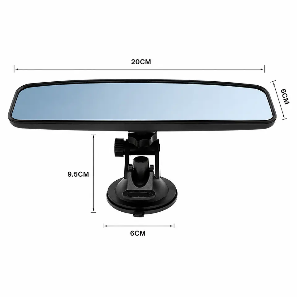 Espejo Retrovisor Interior Universal Panorámico Auto 2