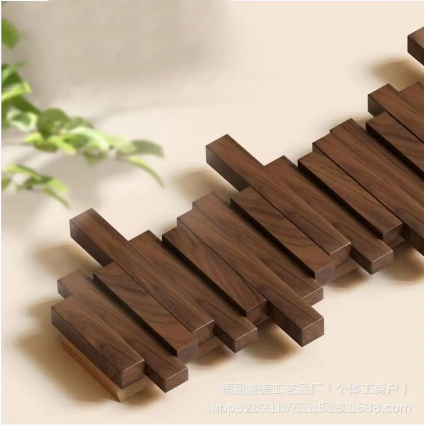 Perchero Plegable De Madera 8 Ganchos 3