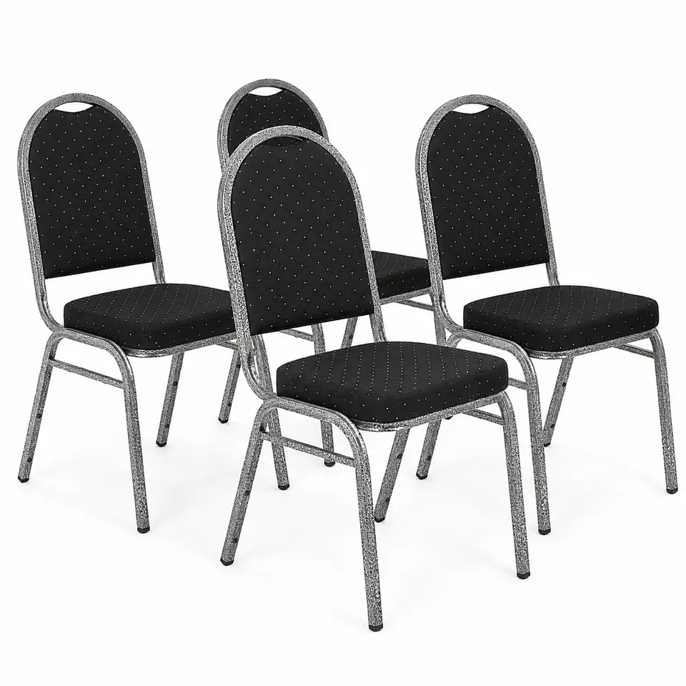 Pack 4 Sillas De Eventos Varios Hotel Restaurante Acolchada- REACONDICIONADO 1