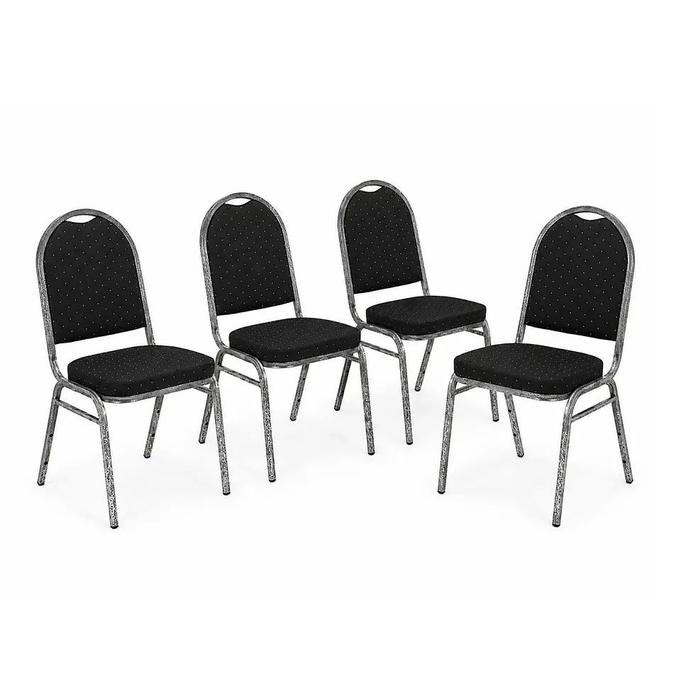 Pack 4 Sillas De Eventos Varios Hotel Restaurante Acolchada- REACONDICIONADO 6