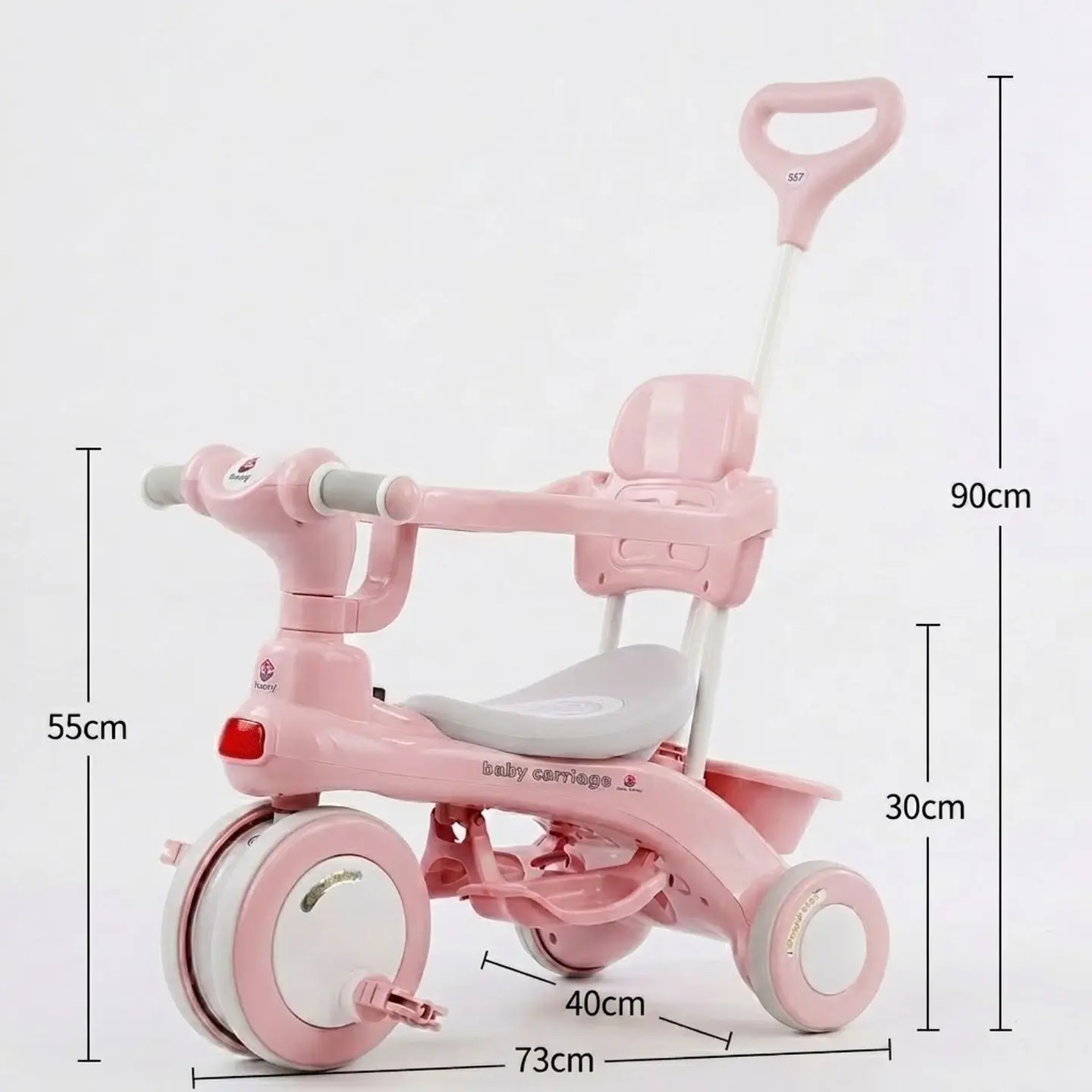 Triciclo Bicicleta Infantil Con Musica Y Luces 8