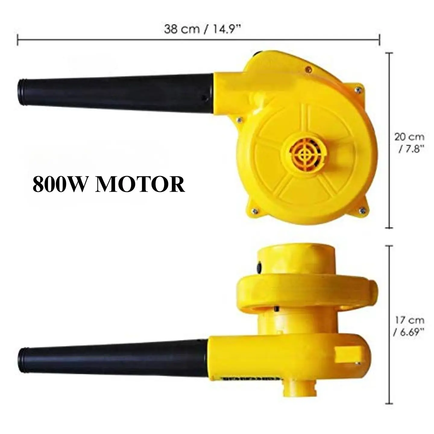 Aspirador Soplador De Aire Pc Electrico 800w 5