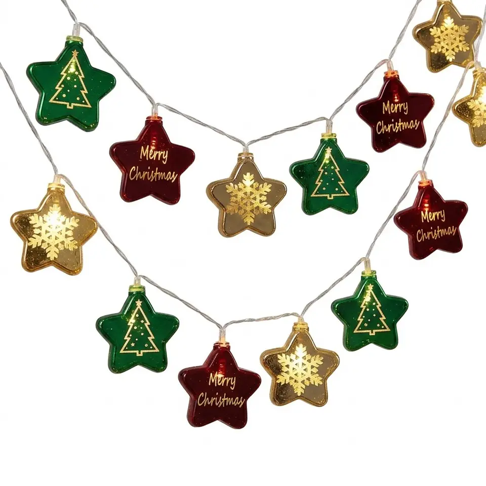 Luces Guirnalda Estrellas LED USB Decoración Navidad 10M 1