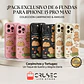 Pack 6 Carcasas Funda Silicona iPhone 15 Pro Max Capibara Antigolpes - Miniatura 3