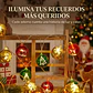 Luces Guirnalda Esferas LED USB Decoración Navidad 10M - Miniatura 5