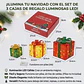 Set 3 Cajas Regalo Navideñas Con Luces LED Cálido  - Miniatura 2