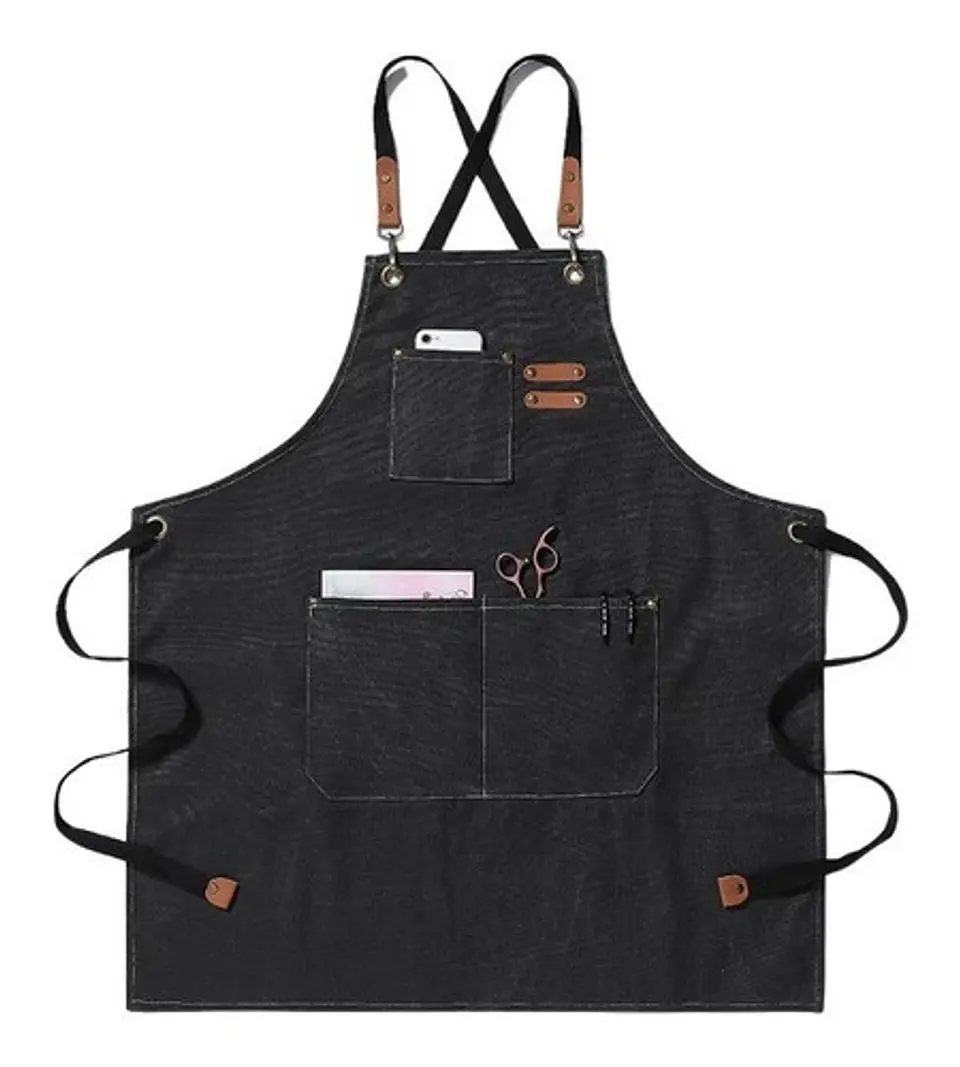 Pack 4 Delantales Pechera Unisex Multiuso Hogar Trabajo Parrilla 2