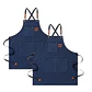 Pack 2 Delantales Pechera Unisex Multiuso Hogar Trabajo Parrilla - Miniatura 12