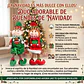 Set 2 Duendes Navideños De Peluche 48cm Pareja Niño Y Niña - Miniatura 8