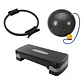 Pack Fitness 3en1 Step 2 Niveles, Anillo Y Pelota Yoga 75cm - Miniatura 2
