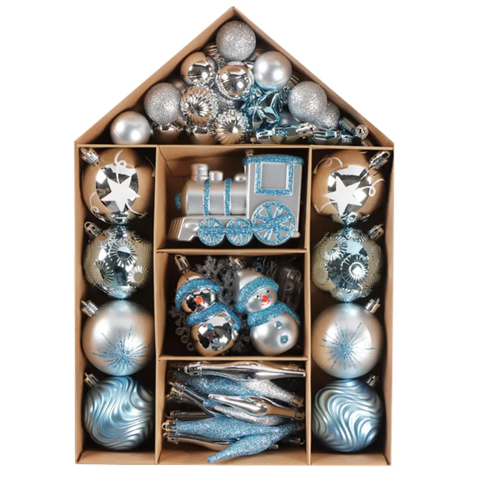 Set Adornos De Navidad 70 Piezas Esferas Árbol Navideño 5