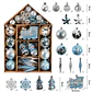 Set Adornos De Navidad 70 Piezas Esferas Árbol Navideño - Miniatura 6