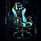 Silla Gamer Con Luz Rgb Reposapiés Y Masajeador Reclinable - Miniatura 30
