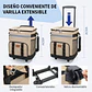 Bolso Cooler Portátil Con Ruedas Térmico Para Picnic - Miniatura 12