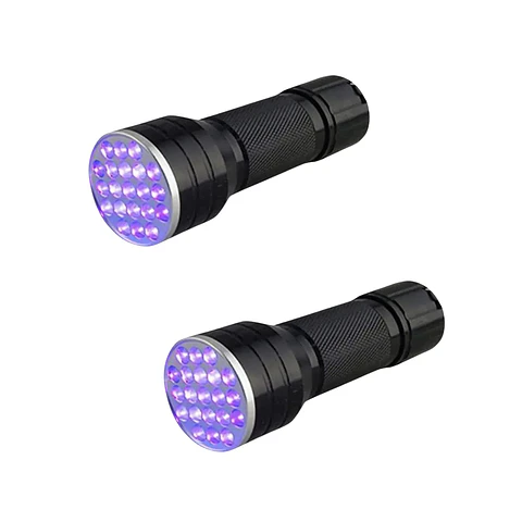 Pack 2 Linternas Led Ultravioleta 5W De Bolsillo