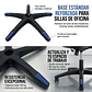 Base De Silla 5 Patas Repuesto Giratoria Ergonomica - Miniatura 5