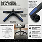 Base De Silla 5 Patas Repuesto Giratoria Ergonomica - Miniatura 7
