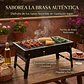 Parrilla Portátil Plegable A Carbón 60cm Acero Inoxidable - Miniatura 5