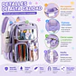 Mochila Transparente De PVC Resistente Para Escuela  - Miniatura 8