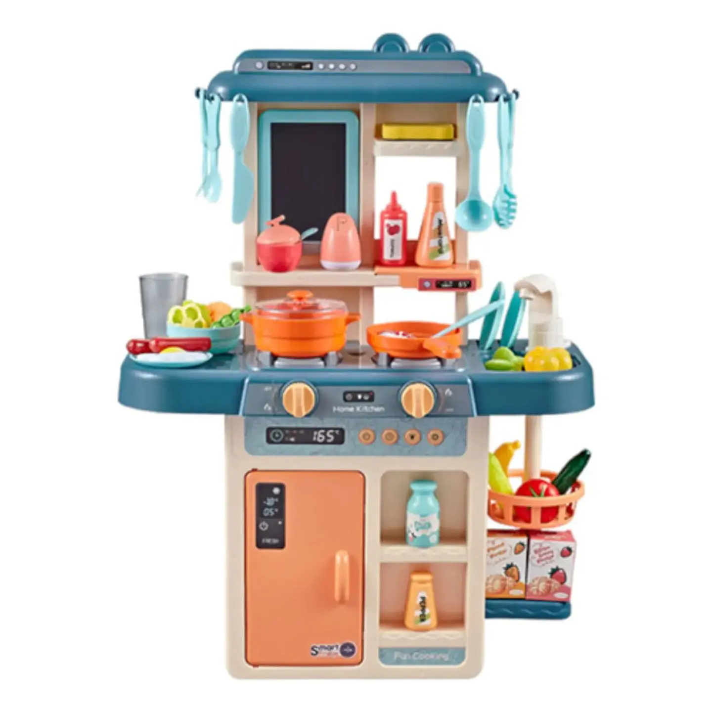 Juego De Cocina Con Luces Y Sonidos 55 Piezas 63cmx45cm 1
