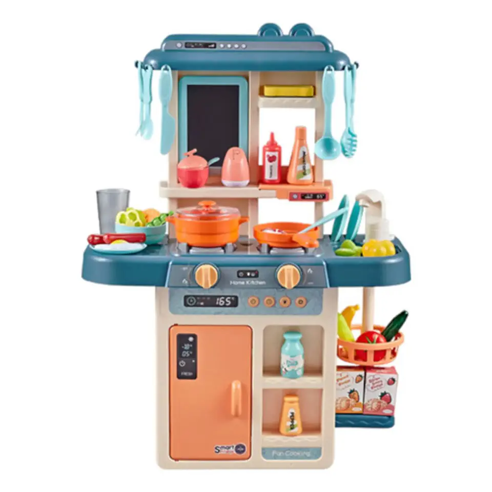 Juego De Cocina Con Luces Y Sonidos 55 Piezas 63cmx45cm 1