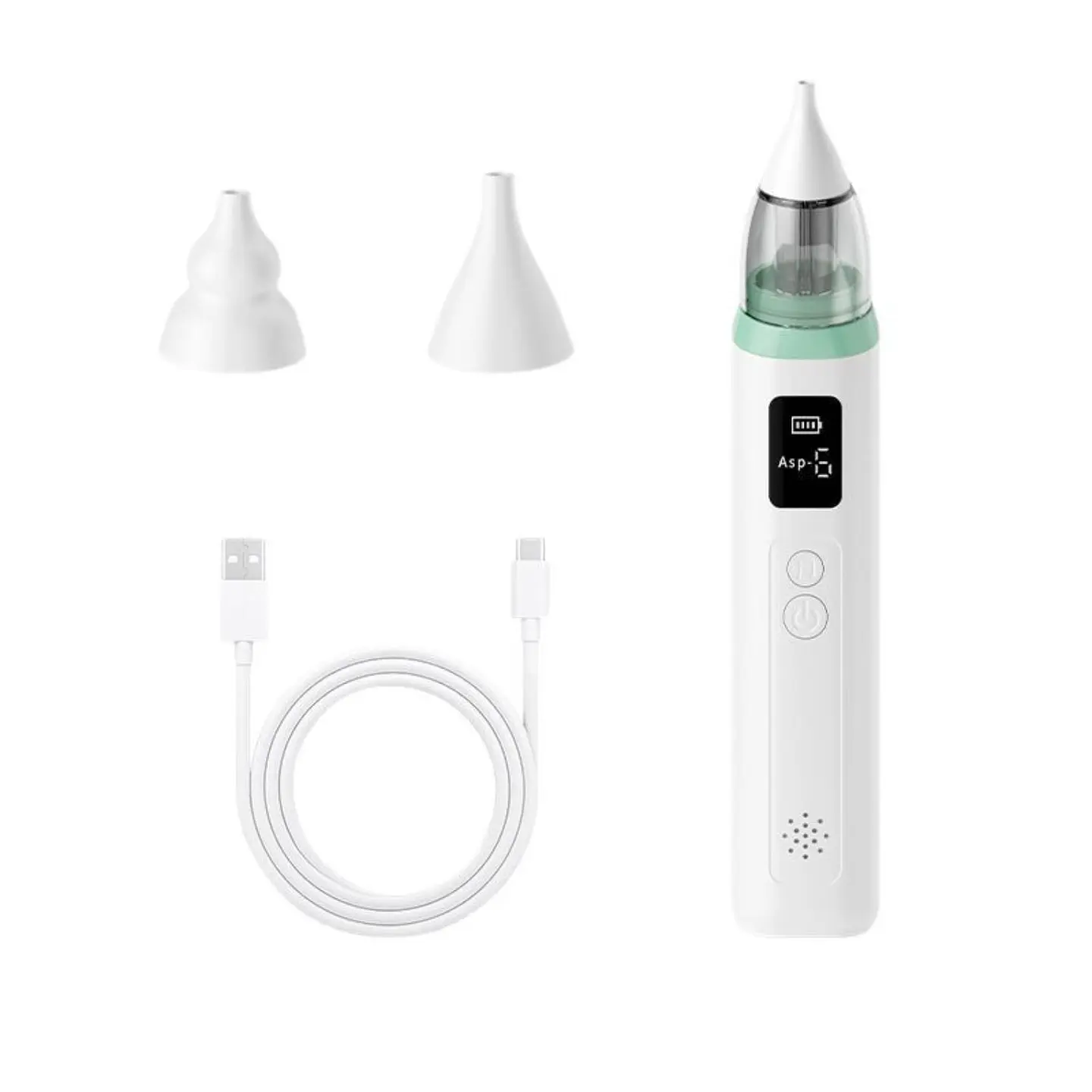 Aspirador Nasal Eléctrico Para Bebé 6 Niveles Recargable 2