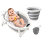 Bañera Plegable Bebé 4 en 1 Con Termómetro Y Cojín - Miniatura 1