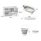 Bañera Plegable Bebé 4 en 1 Con Termómetro Y Cojín - Miniatura 4