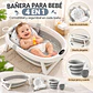 Bañera Plegable Bebé 4 en 1 Con Termómetro Y Cojín - Miniatura 5