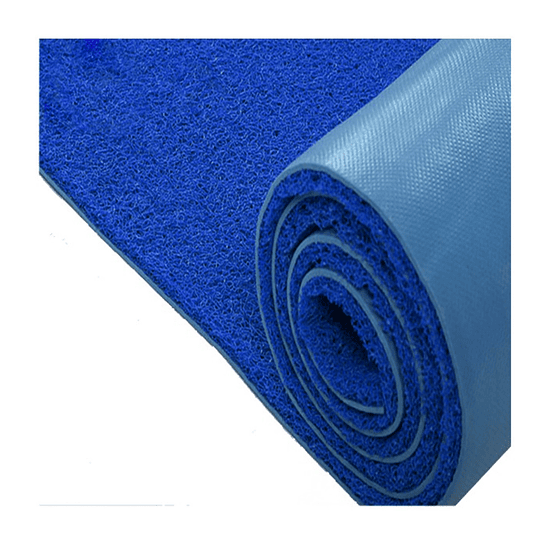 Alfombra Limpiapie PVC Tipo Nomad Alto Tráfico Azul 1,20mx12,5mm. Rollo 12 m.