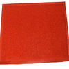 Limpiapie Alfombra PVC Rizado Grande 80x120 cm 12 mm Rojo/Con terminación