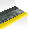 Grada mediano tráfico Bicolor Estriado negro/amarillo 4x300x1500mm importada.
