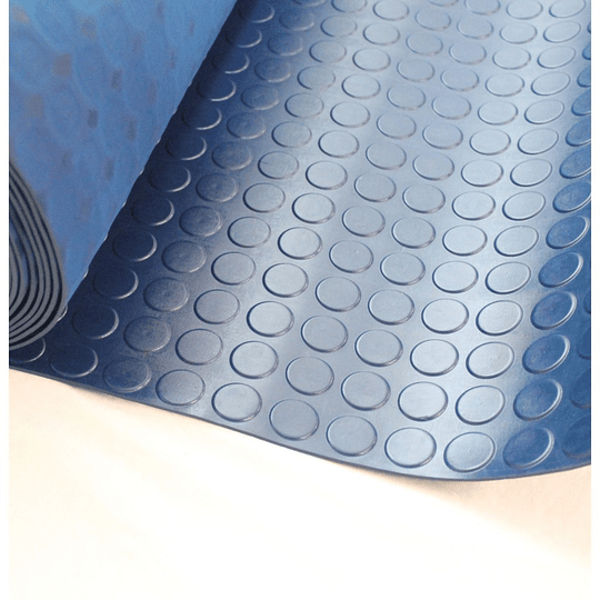 Piso PVC Estoperol Azul 1,2 mm Espesor. 2 mts ancho x 1 mt lineal. 