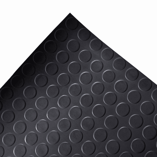Piso de Goma Estoperol negro 3mm Espesor 1,4 m ancho x 1 m lineal.
