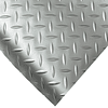 Piso PVC Diamantado Plata 1,2 mmx2m. Rollo 15 m.