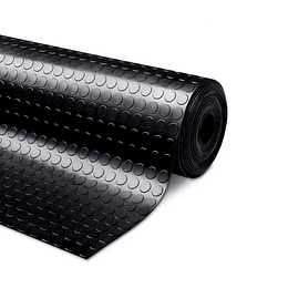 Piso PVC Estoperol Negro 1,2 mm espesor x 2 mts ancho x 1  m lineal