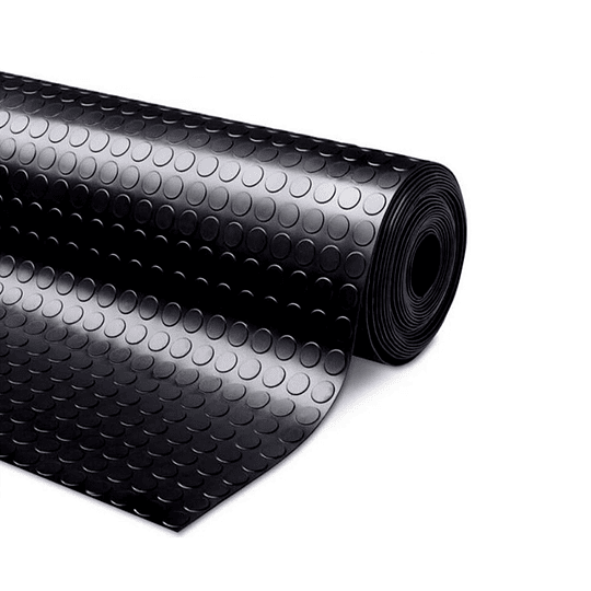 Piso PVC Estoperol Negro 1,2 mm espesor x 2 mts ancho x 1  m lineal