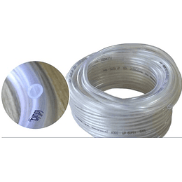 MANG. PVC FLEXHOSE TRANSP  8X10MM 30LBS. ROLLO 25MT